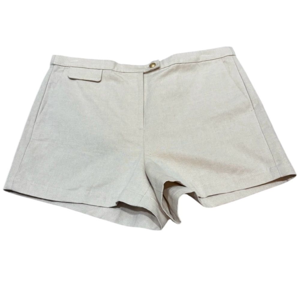 NWT 2024 J. Crew 3” Suit Shorts in Textured Linen Blend Size 12